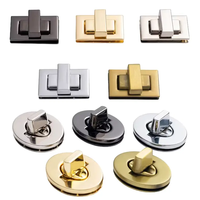 MZhardware Serrures de Sac Personnalisées, Fermoirs Pivotants en Métal pour Sacs à Main, Valises et Maroquinerie