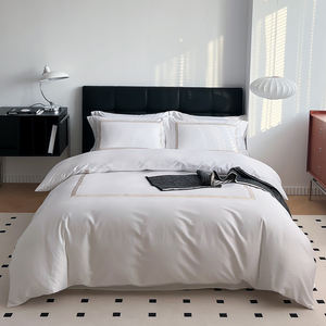 Sábana <span class=keywords><strong>de</strong></span> <span class=keywords><strong>cama</strong></span> egipcia suave <span class=keywords><strong>de</strong></span> lujo personalizada <span class=keywords><strong>de</strong></span> fábrica, sábana <span class=keywords><strong>de</strong></span> algodón blanco <span class=keywords><strong>para</strong></span> Hotel, edredón, juego <span class=keywords><strong>de</strong></span> funda <span class=keywords><strong>de</strong></span> <span class=keywords><strong>cama</strong></span> - Product Image 1