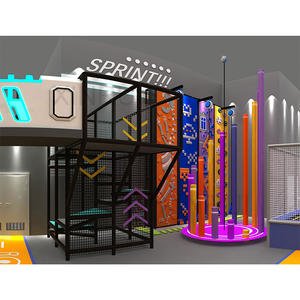Équipement personnalisé <span class=keywords><strong>de</strong></span> terrain <span class=keywords><strong>de</strong></span> jeu intérieur sur le thème <span class=keywords><strong>de</strong></span> l'espace pour les centres commerciaux avec Trampoline Park et Ninja Warrior Course - Product Image 6