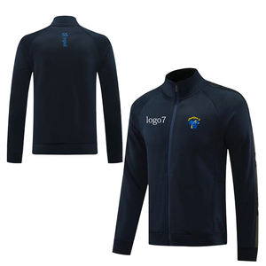 メンズサッカージャージ100% ポリエステル半袖スタンドセット熱転写印刷カスタムチーム - Product Image 1