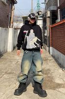 Pantalons pour hommes Streetwear Pantalons jeans personnalisés super détruits Pantalons jeans sales fit pour hommes