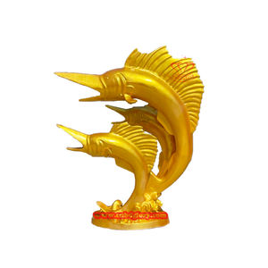 Extérieur <span class=keywords><strong>Plaza</strong></span> Amusement Park Décoration Design Art Sculpture de Poisson Océan Fibre de Verre Espadon Statue-Résine Artisanat Produit - Product Image 6