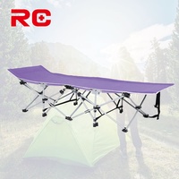 Cama de Campaña Plegable Impermeable, Silla Reclinable Resistente para Exteriores con 10 Patas de Soporte, Bolsa de Transporte Portátil y Mecanismo de Plegado Rápido