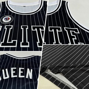Jersey Basket Anak Ukuran Remaja Pakaian Performa Tinggi Dengan Bahan Bernapas untuk Pertandingan Liga <span class=keywords><strong>Junior</strong></span> - Product Image 2