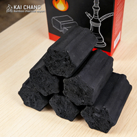 Charbon à chicha fabriqué à la machine, faible teneur en cendres, longue durée de combustion, forme hexagonale prismatique, traitement personnalisé