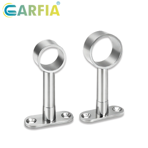 Supporto per palo appeso per <span class=keywords><strong>armadio</strong></span> moderno semplice di vendita caldo per supporto per palo per <span class=keywords><strong>armadio</strong></span> in tubo da 16*30mm supporto per tubo in lega di zinco - Product Image 1