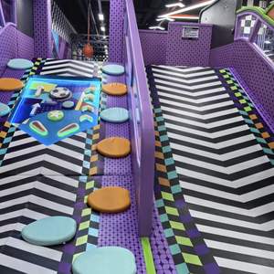 Parc d'attractions intérieur interactif et commercial pour enfants, aire <span class=keywords><strong>de</strong></span> jeux néon, équipement <span class=keywords><strong>de</strong></span> jeu souple personnalisé en usine - Product Image 2
