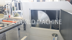 Machine à découper en forme de L pour profilés en aluminium Eworld, pour PVC/UPVC, haute précision, 380V/220V, 2,2kW, scie - Product Image 4