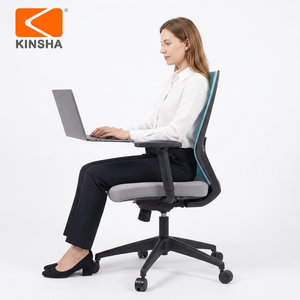 เก้าอี้สำนักงาน KINSHA Brugal รุ่น Modern Executive Mesh แบบมีพนักพิงกลาง ปรับหมุนได้ รองรับหลังส่วนล่าง ปรับระดับความสูงได้ พร้อมพนักพิงศีรษะ - Product Image 1