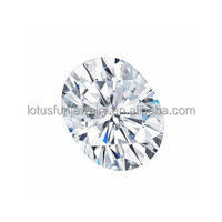 Pierre de Moissanite Ovale Blanche Personnalisée en Gros, Couleur D, Véritable, Certifiée GRA, Passe le Testeur