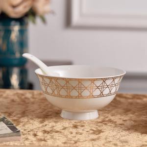 ชุดช้อนส้อมชามช้อนส้อมทำจากกระดูกจีนชุดกล่องของขวัญที่สวยงามและทันสมัย - Product Image 3