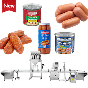 Remplisseuse automatique de bocaux en <span class=keywords><strong>verre</strong></span> de bouteilles de granulés Remplisseuse de saucisses de <span class=keywords><strong>jambon</strong></span> d'aliments surgelés - Product Image 1