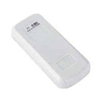 Interrupteur intelligent sans fil RF à trois voies, électroplaqué, 220V haute puissance, avec télécommande 30m, alimenté par piles, pour système domestique