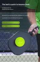Balle de compétition de pickleball transfrontalière Spot X-40 PE, moulage rotatif 40 trous, surface givrée haute élasticité, 26g, diamètre 74mm