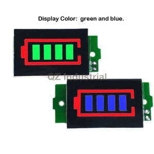 QZ 1S 2S 3S 4S 5S 6S 7S 8S Lithium Pin Công Suất Chỉ Số Mô-đun Màu Xanh Màu Xanh Lá Cây Hiển Thị <span class=keywords><strong>LED</strong></span> Chỉ Số Bảng Điều Khiển - Product Image 4