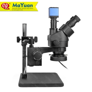 Kính Hiển Vi Trinocular Đứng Một Cánh Tay Với Máy Ảnh Kỹ Thuật Số HD Để Sửa Chữa PCB - Product Image 2