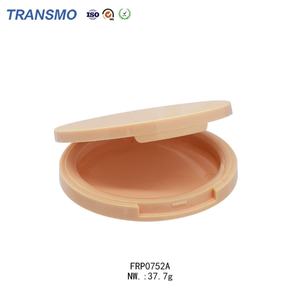 Boîtes rondes en plastique vides pour fard à joues, emballages cosmétiques recyclables pour poudre corporelle - Product Image 5