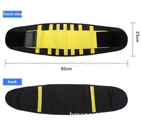 Ceinture de maintien ajustable en néoprène colorée pour la sudation, idéale pour l'entraînement et la perte de poids, soutien lombaire protecteur