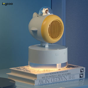 IMYCOO 300ML <span class=keywords><strong>Rechargeable</strong></span> <span class=keywords><strong>Mini</strong></span> <span class=keywords><strong>climatiseur</strong></span> électrique USB ventilateurs de pièce <span class=keywords><strong>à</strong></span> piles avec lumières pour une utilisation en extérieur - Product Image 5