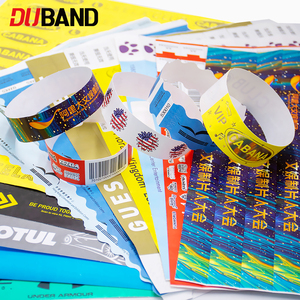 Bracelets événementiels personnalisés en Tyvek imperméables, résistants aux déchirures, à usage unique, pour festivals, collectes de fonds et contrôle des foules - Product Image 6