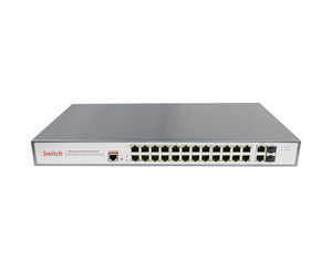 สวิตช์จัดการได้ 24 พอร์ต Fast Ethernet + 2 พอร์ต Gigabit - Product Image 2