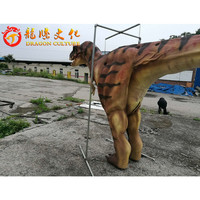 Costume de dinosaure T-Rex animatronique réaliste de taille adulte pour cosplay dans les parcs d'attractions