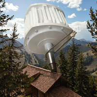 Générateur d'éoliennes domestique 500W 1KW 2KW, sortie CC 12V/24V/48V pour système hybride solaire hors réseau