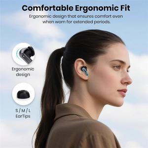 Écouteurs sportifs Remax avec transducteur dynamique de 10 mm, ANC Bluetooth 6.0, suppression active du bruit 45 dB, écouteurs sans fil pour le sport - Product Image 4