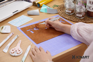 Xinart-estera de corte de Grip fuerte para grifería, tapete de corte adhesivo de grifería de 12x12 para grifería <span class=keywords><strong>3</strong></span>/<span class=keywords><strong>Maker</strong></span>/<span class=keywords><strong>Cricut</strong></span> Explore Air 2/Air/One - Product Image 5