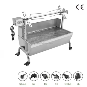 Ngoài trời thép không gỉ than BBQ nướng với bột tráng kết thúc đa năng kim loại Rotisserie cho thịt rau nướng lợn - Product Image 3