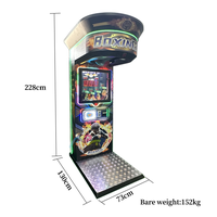 Machine d'arcade de boxe commerciale en gros avec système de rédemption de tickets, équipement de jeu de frappe de boxe