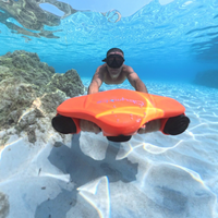 Citymate Seafly-A241 Scooter sous-marin électrique 4,27 kg IP68 Propulseur sous-marin Recharge inversée Contrôle sans fil 5200 mAh 1,2-1,8 m/s