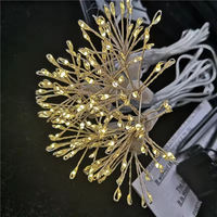 Nouvelle tendance LED cuivre feux d'artifice fée rideau lumières USB guirlande ornements de noël arbre de noël fête mariage nouvel an décor