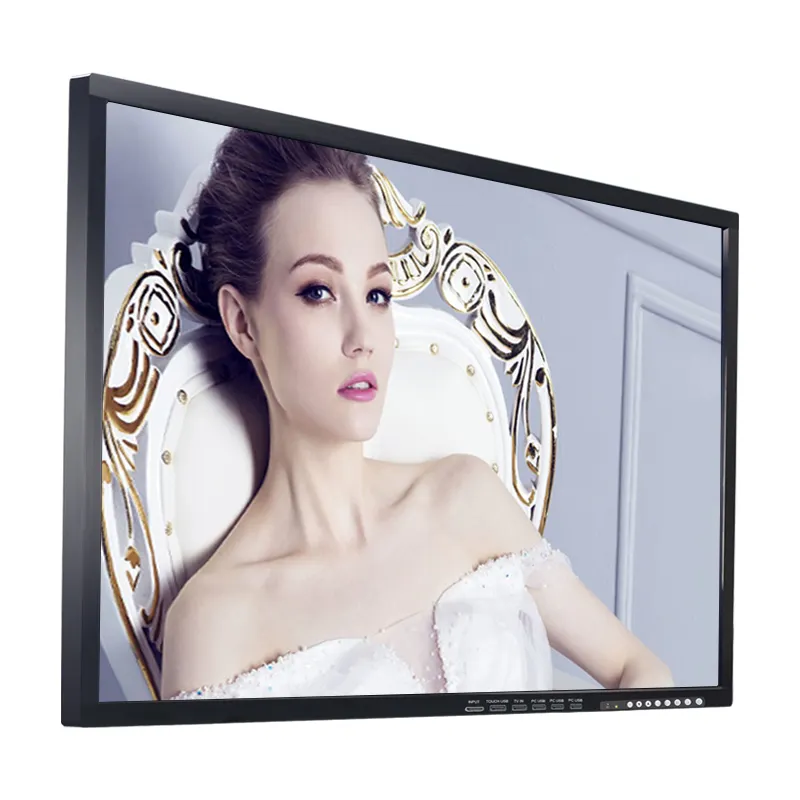 55 inch 4K Led bảng thông minh Màn hình cảm ứng tương tác kỹ thuật số cho lớp học