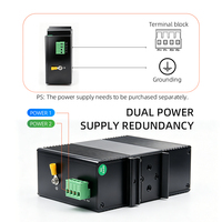 Mini Switch de Red Gigabit No Administrado para Montaje en Riel DIN, Carcasa Compacta IP40, POE Industrial, 6 Puertos, Capacidad de 12G, Datos CCTV