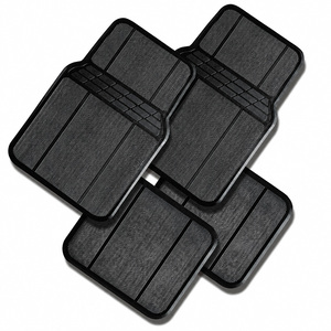 <span class=keywords><strong>Tapis</strong></span> de sol universels en <span class=keywords><strong>caoutchouc</strong></span> pour <span class=keywords><strong>voiture</strong></span>, lot de 4 pièces, personnalisables avec logo, adaptés à la plupart des voitures, SUV, camions et fourgonnettes - Product Image 5