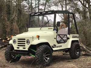 Buggy Jeep Estilo Camuflaje Donwin 4x4 con Neumáticos para Arena, Sistema de Cabrestante y Chasis Robusto de Tubo de Acero, Certificado CE para Aventuras Todoterreno - Product Image 6