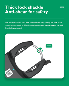 Candado de <span class=keywords><strong>Cable</strong></span> 2 en 1 Inteligente para Sistema de Alquiler de Bicicletas y E-Bikes Compartidas con Carga de Adaptador CC, LTE, BLE, Desbloqueo por QR, Pagos y Rastreo GPS - Product Image 4
