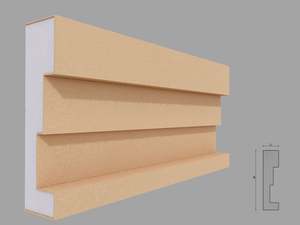 Lignes décoratives extérieures en mousse EPS, cadres de fenêtres, moulures de plinthe, supports de poutres de gouttière, bâtiments résidentiels personnalisables - Product Image 1