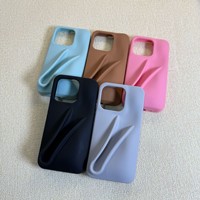 Étui pour iPhone 17 Air 16 15 14 Plus 13 12 Pro Max Pro Air en silicone, motif brillant à lèvres