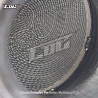 Collecteur d'échappement Boska en acier inoxydable avec catalyseur 200 cellules pour Dodge Challenger 6.4L 2019+ – Système de collecteur catalytique à haut débit