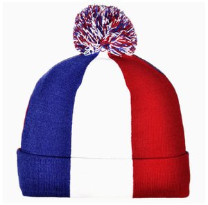 Bonnet tricoté drapeau d'Haïti pour <span class=keywords><strong>femme</strong></span> – Doux, extensible, chaud pour l'hiver – Personnalisable, vente en gros, <span class=keywords><strong>pas</strong></span> <span class=keywords><strong>cher</strong></span> - Product Image 3