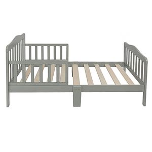 Cama de madera con plataforma para niños pequeños, cama de diseño, segunda mano, a la venta - Product Image 2