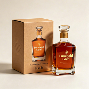Boîte d'emballage personnalisée certifiée FSC, étui pliable pour <span class=keywords><strong>Calvados</strong></span>, pour une marque d'alcool éco-responsable et le stockage de bouteilles de brandy - Product Image 3