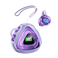 Écouteurs intra-auriculaires J82 à clipser, V5.4, son surround, affichage LED, réduction de bruit ENC, commande tactile, chargement sans fil Type-C, 30H, ajustement flexible