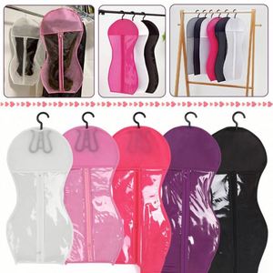 Bolsa para pelucas con forma de calabaza, funda antipolvo no tejida con cremallera, transpirable para pelucas y postizos, estuche portátil de viaje para almacenamiento en salón - Product Image 3