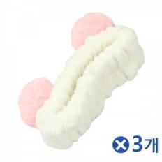 Bear-Pink Princess Wash Band Personaje Diadema Juego de 3 Piezas - Product Image 1