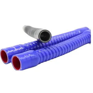Tubo flessibile in silicone rinforzato con filo di alta qualità tubo flessibile in Silicone rinforzato con filo flessibile in acciaio inossidabile