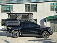 Campeur de camion coulissant en aluminium moderne de luxe pratique élargi pour les remorques de pick-up pour les campings d'aventures de camping en voiture