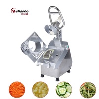 Machine à couper les légumes et les fruits Welldone 750W, moteur écologique, usage domestique et commercial, tranche, hache, râpe, découpe en dés, coupe le maïs